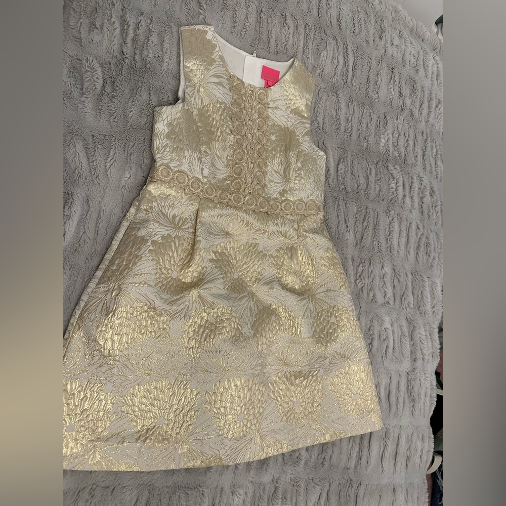 Gold Dress Lily Dress Kids